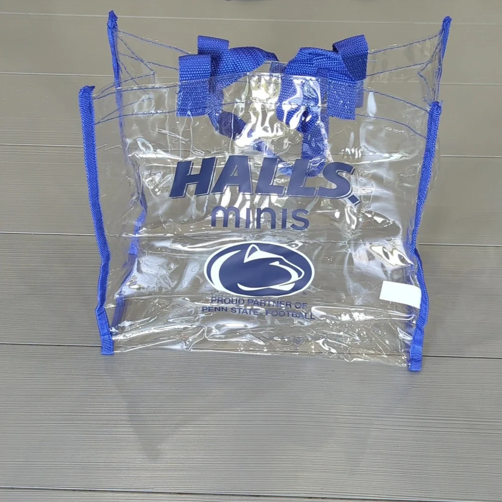 NWOT Penn State PSU Nittany Lions Clear Blue Gameday Tote Bag 12